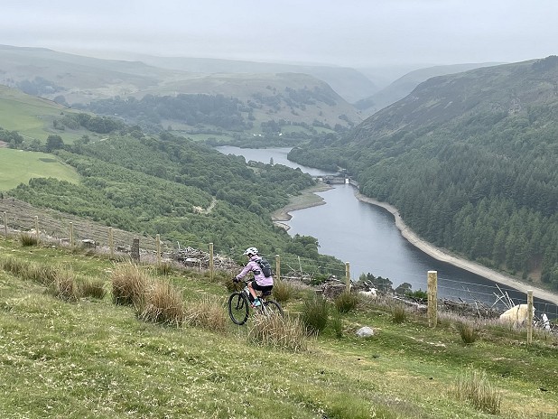 Above the Caban-coch reservoir, day two  © Mark Glaister