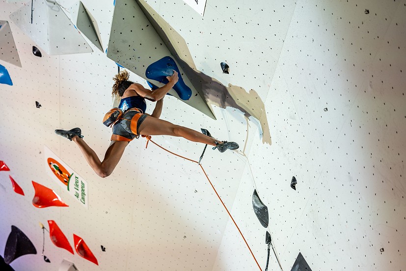 Molly Thompson-Smith (GBR) finished 5th, her best result this season.   © Jan Virt/IFSC
