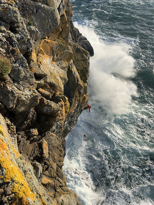 Wild waves off Cornwall's Atlantic Coast.   © Sam Ingles