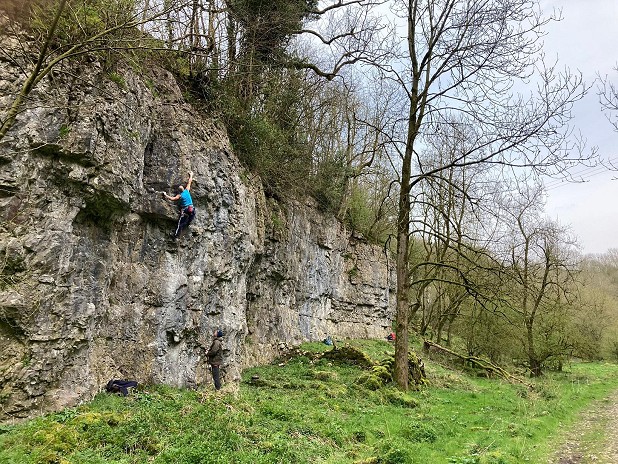 Rope Race (6b+) at Peter Dale  © mark20