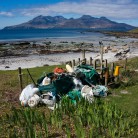Beach clean, Isle of Eigg