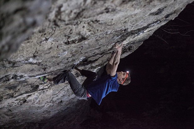 Jonny Kydd on The World is Yours, 8C  © Alex Shaw