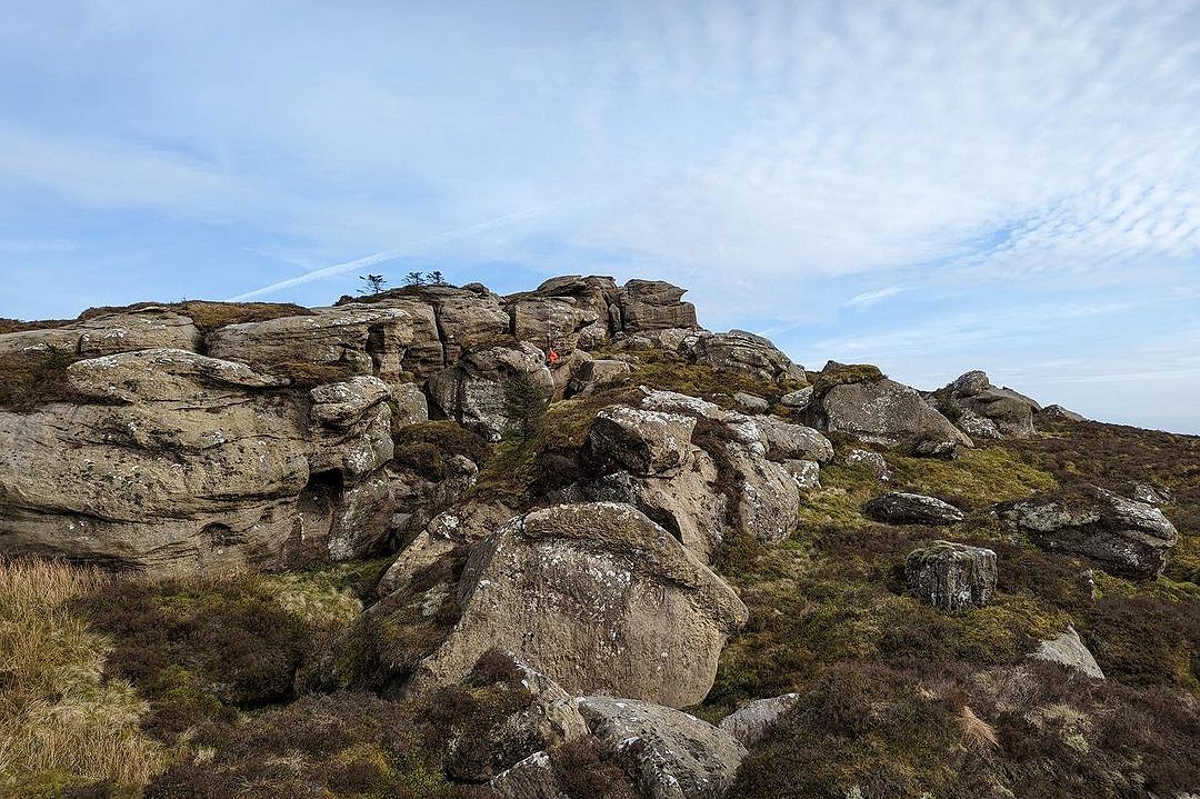 Teapot Rock, hidden amongst the boulders of Christianbury Crag  © Niky Ceria