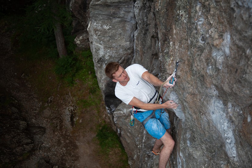 Pure Wired version in action at Dunkeld Upper Cave Crag  © UKC Gear