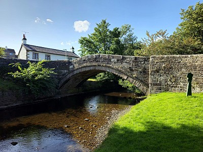 Dunsop Bridge, once the hotly-contested border between Lancashire and Yorkshire. Happily, no barbed wire or gun placements now.  © Norman Hadley