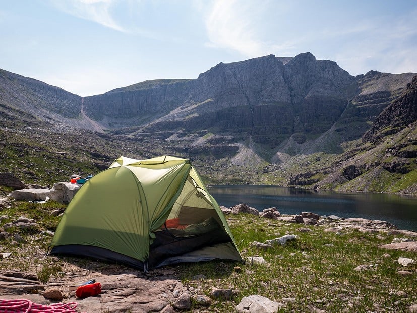 Telos TR2 a superb choice for base camp on long weekend mountain cragging  © UKC Gear