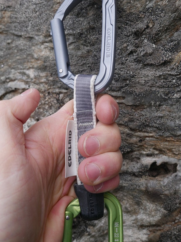 Pure's short narrow sling doesn't provide much to grab  © UKC Gear