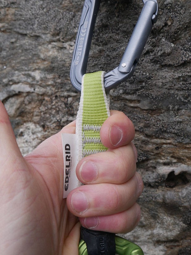 The Pure Pro's longer and thicker sling makes grabbing a bit more pleasant  © UKC Gear
