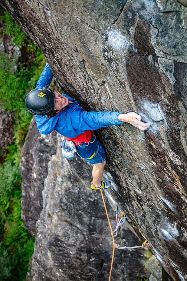 'I never felt completely ready' - Mat Wright on Black Thistle, his E10 7a first ascent.  ©  BRITROCK FILMS 2023
