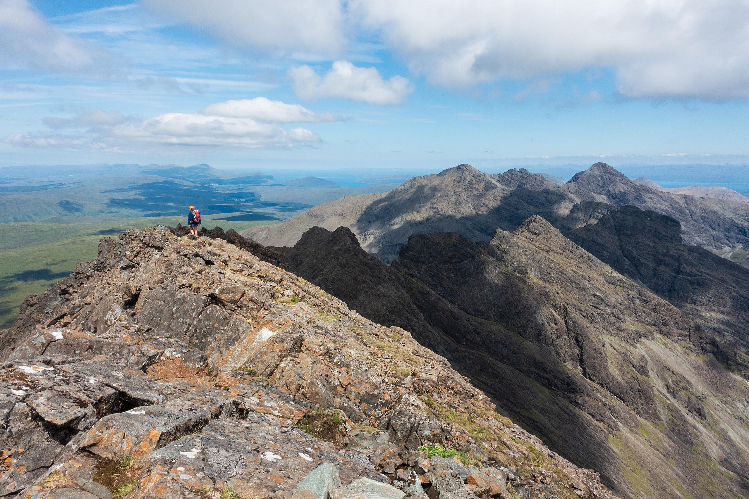 Sgurr a' Mhadaidh and the northern peaks from Sgurr a' Ghreadaidh  © Dan Bailey