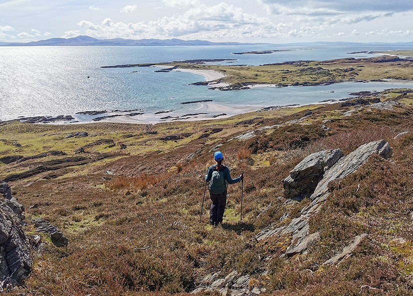 Rugged terrain and stunning sea views - what hillwalking in the Hebrides is all about  © Graham Uney & Sharon Kennedy