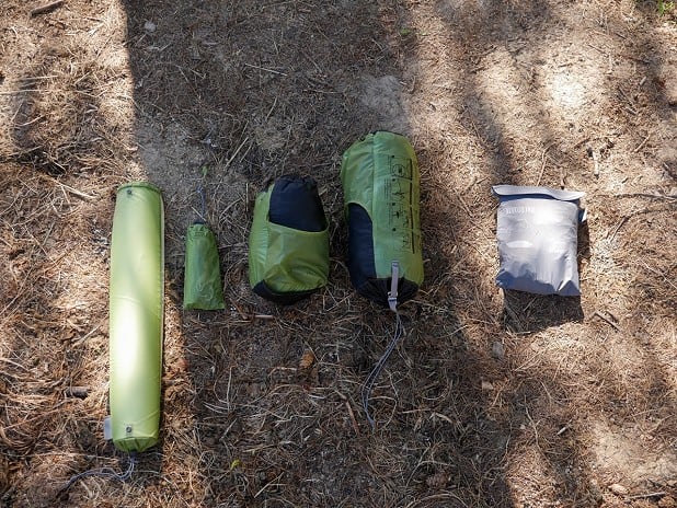 Modular pack approach, great for splitting between a team of two  © UKC Gear