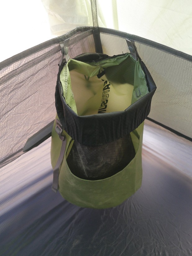 The fly and inner stuff sack double as additional pockets  © UKC Gear