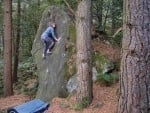 Gwyneth Uttley on Appliance Friction (f6B) on Green Chapel at Stanton in the Woods.