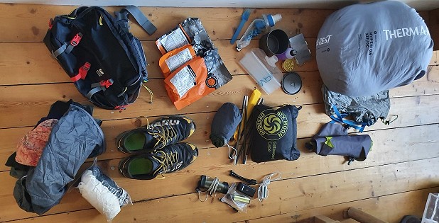 If you don't photograph your kit all laid out, are you really an ultralight backpacker?  © Norman Hadley
