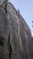 Super Simpson - the middle crack. 40 meters hand crack - full trad. Perfection.
Lower part is missing from the photo - climber