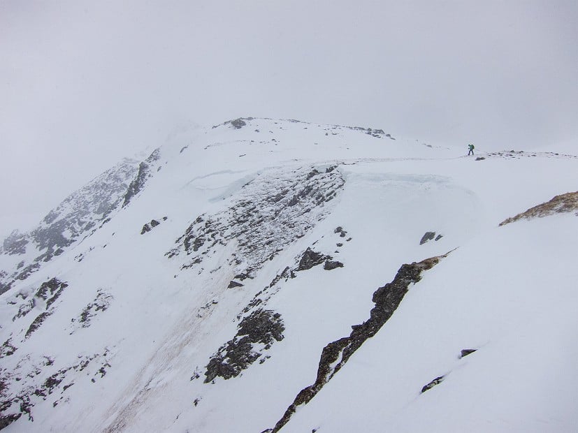 Cornice collapse and avalanche on Stob Ban  © Dan Bailey