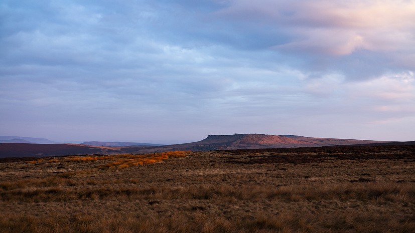 View across the Peak towards Burbage at Dawn.  © Jonny Ainslie