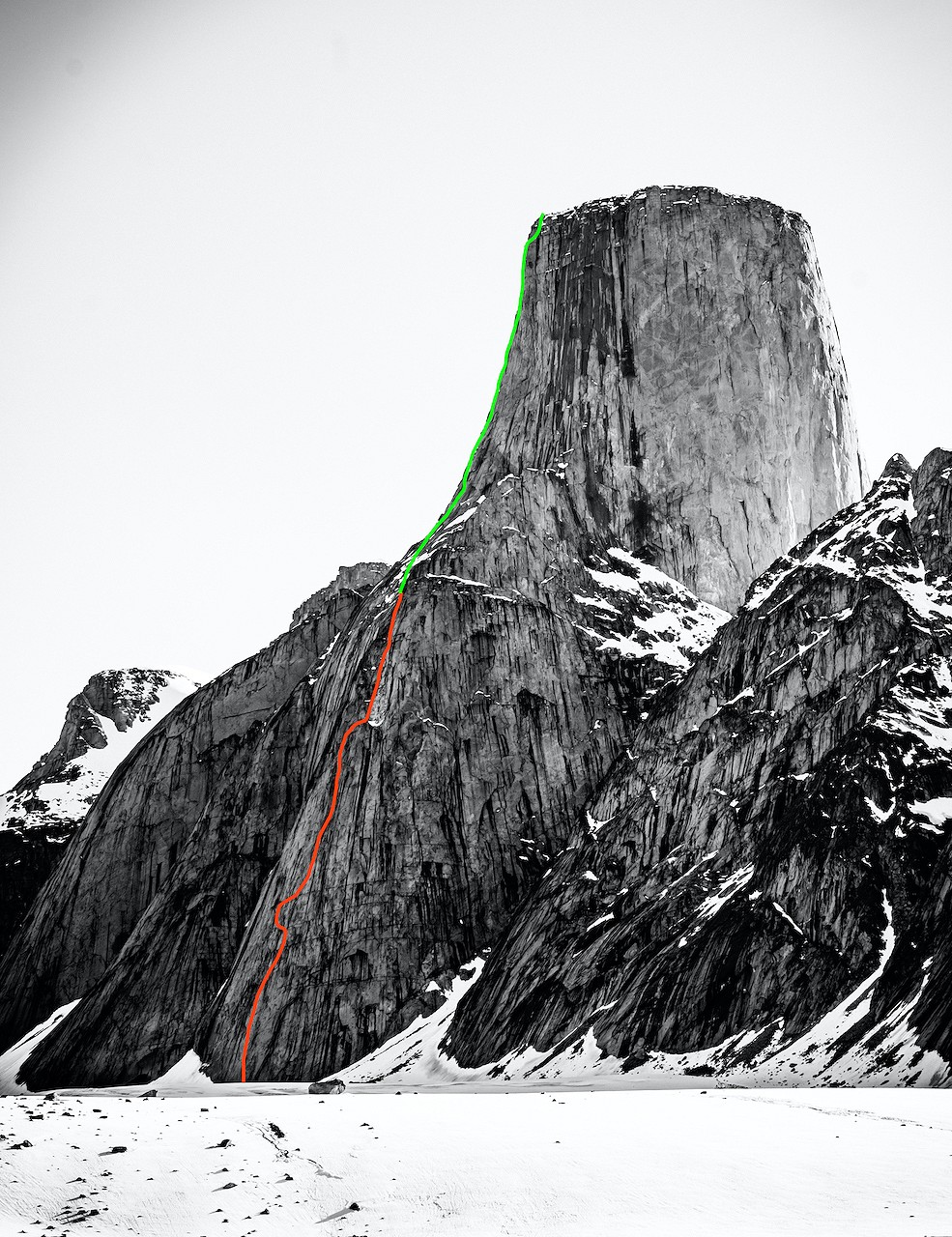 Loki's Mischief and the Scott Route in full.  © Leo Houlding