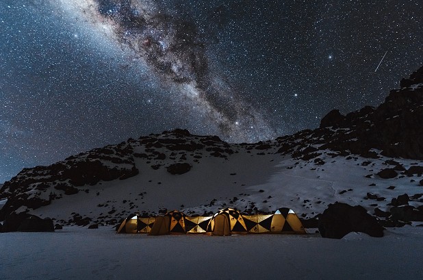 Altezza premium tents in the crater zone   © UKC Gear