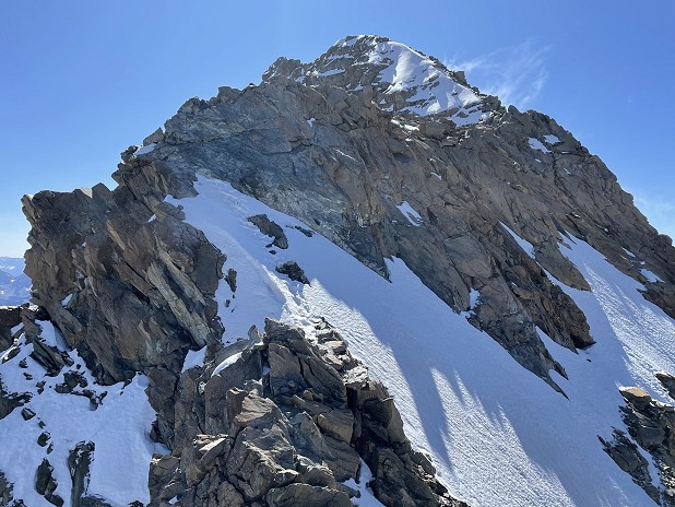 "Some of the routes felt like proper climbs. One was the northwest ridge on Monte Disgrazia, AD-”  © Richard Hartfield