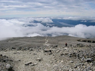 Descending from the summit of Ben Nevis  © Jon Parkes