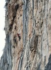 Climbers on The Cure 7b and El Ramallar 7a