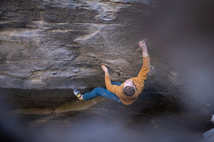 Jakob becomes the first person to have climbed both 9c and 9A  © Michael Piccolruaz