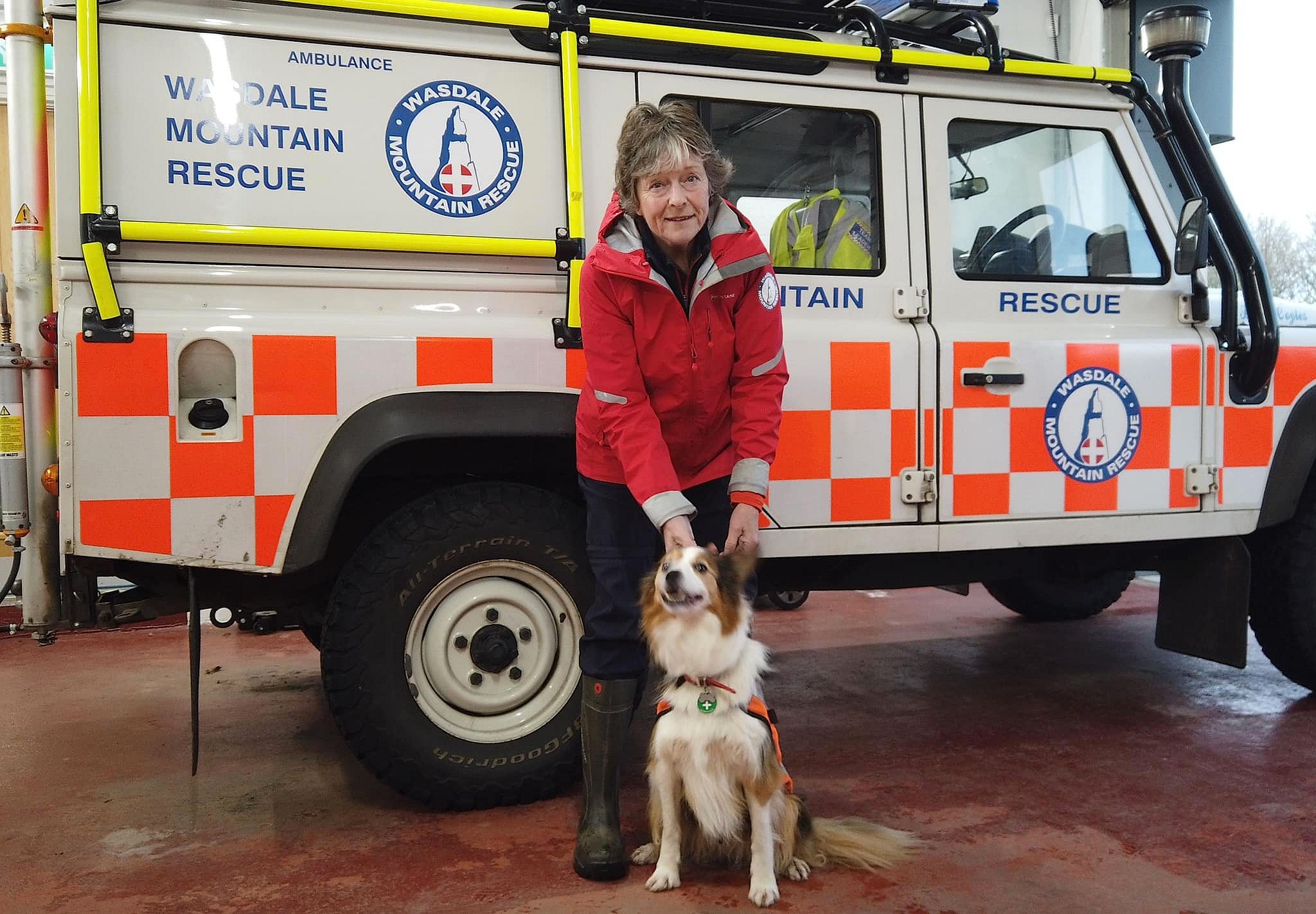 Penny Kirby will be awarded an MBE for services to mountain rescue in the Lake District.  © Wasdale MRT
