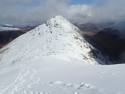 Stob Coire Raineach at the northern end of Buachaille Etive Beag in winter  © GrahamUney