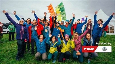 OutdoorHer - a new platform from the BMC and Mountain Training.  © Veronica Melkonian/Women's Trad Fest