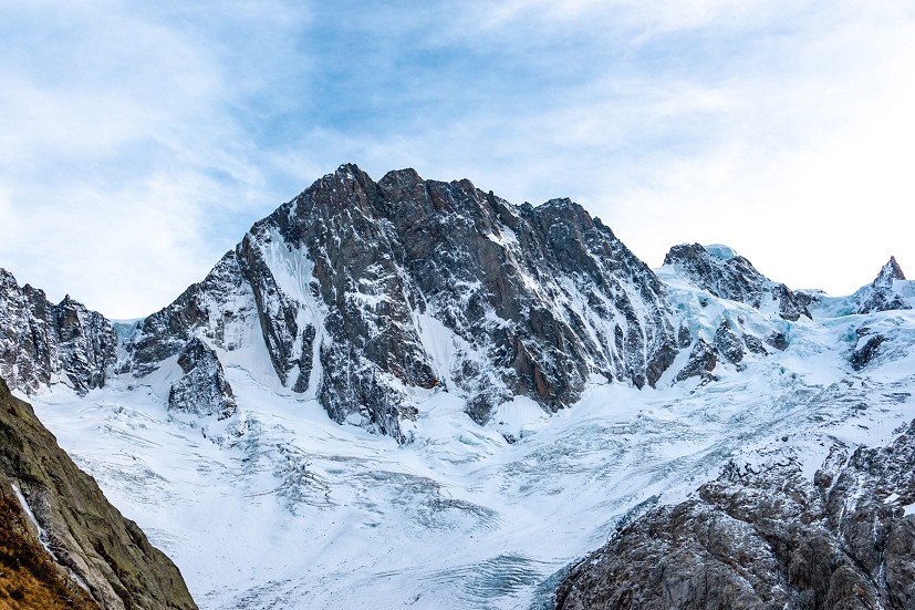 The North Face of the Grandes Jorasses.  © Luke Davies