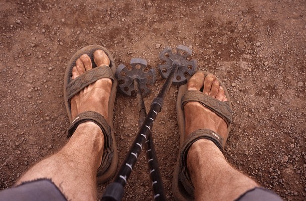 Swapped boots for sandals on about 2/3 of Kilimanjaro, and didn't regret it once  © Dan Bailey
