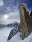Cosmiques arete Friday 2 feb 2024 - but not first UKC ascent of the year!