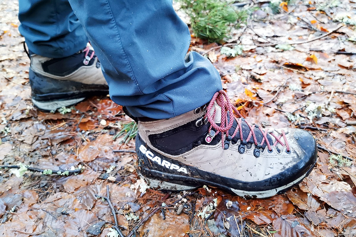 Oiled nubuck and Gore-Tex are a good combination for wet weather  © Graham Uney