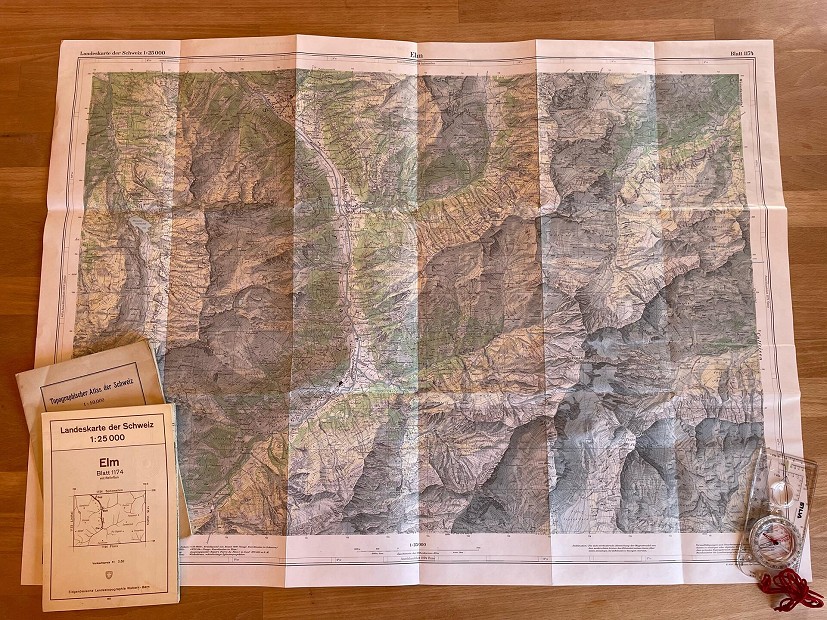 From old to new, the quality of Swiss maps has always been high  © Richard Hartfield