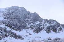 Fiacaill Ridge from the bottom of the Goat Track, Stob Coire an t-Sneachda