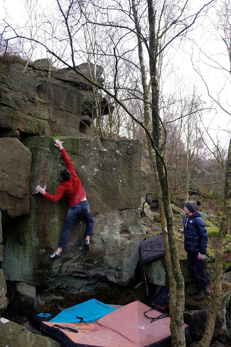 Jon Fullwood on Very active Badgers, 7A  © Jim Pope