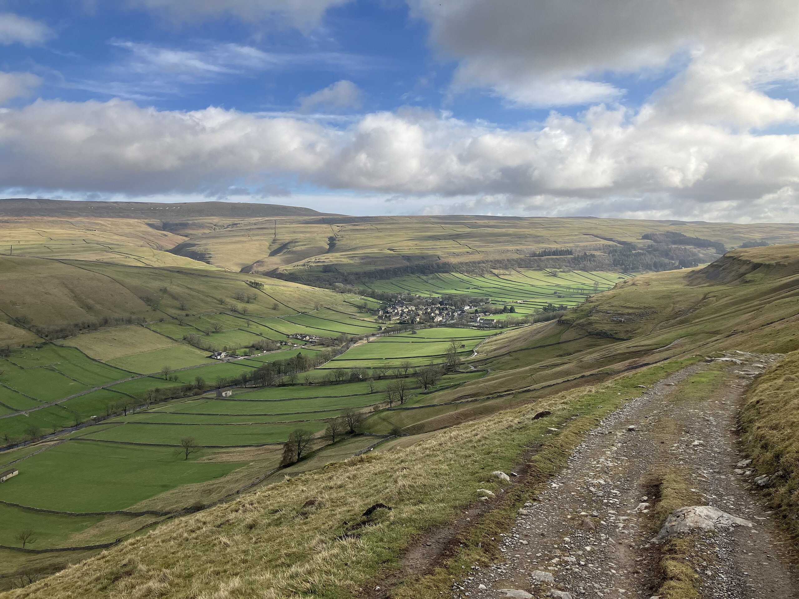 View over Wharfedale and Kettlwell   © masterspy