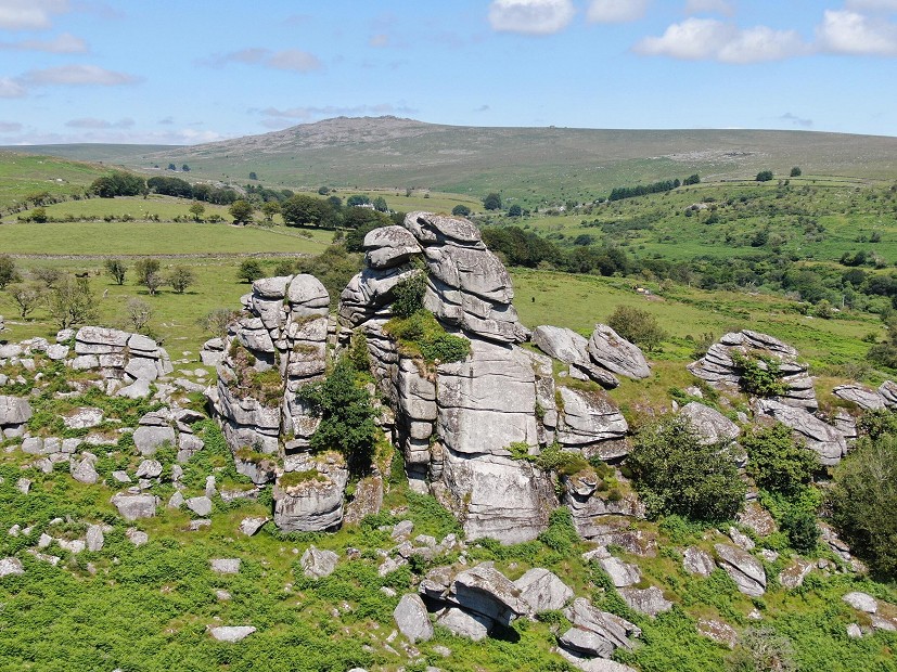 The forbidden Vixen Tor, emblematic of the wider access debate in England and Wales  © Mark Glaister