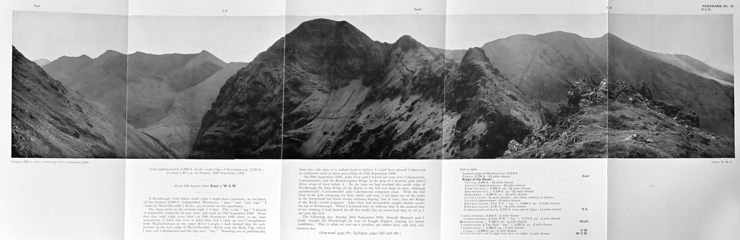 Docharty panorama, of Corran Tuathail Scan by Jonathan Russell  © Willie Docharty