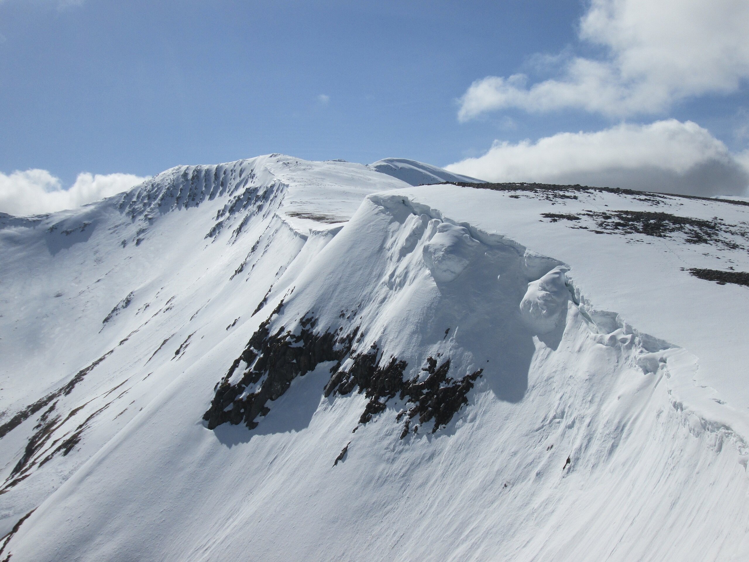 Stob Coire Claurigh, Grey Corries. Docharty climbed this in the dark in a snowstorm  © Iain Thow
