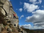 Dave Wynne - first gritstone lead of 2024