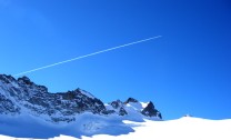 Alpine blue skies