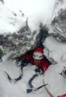 The Gash, Glencoe. Beware of the wild alpinist