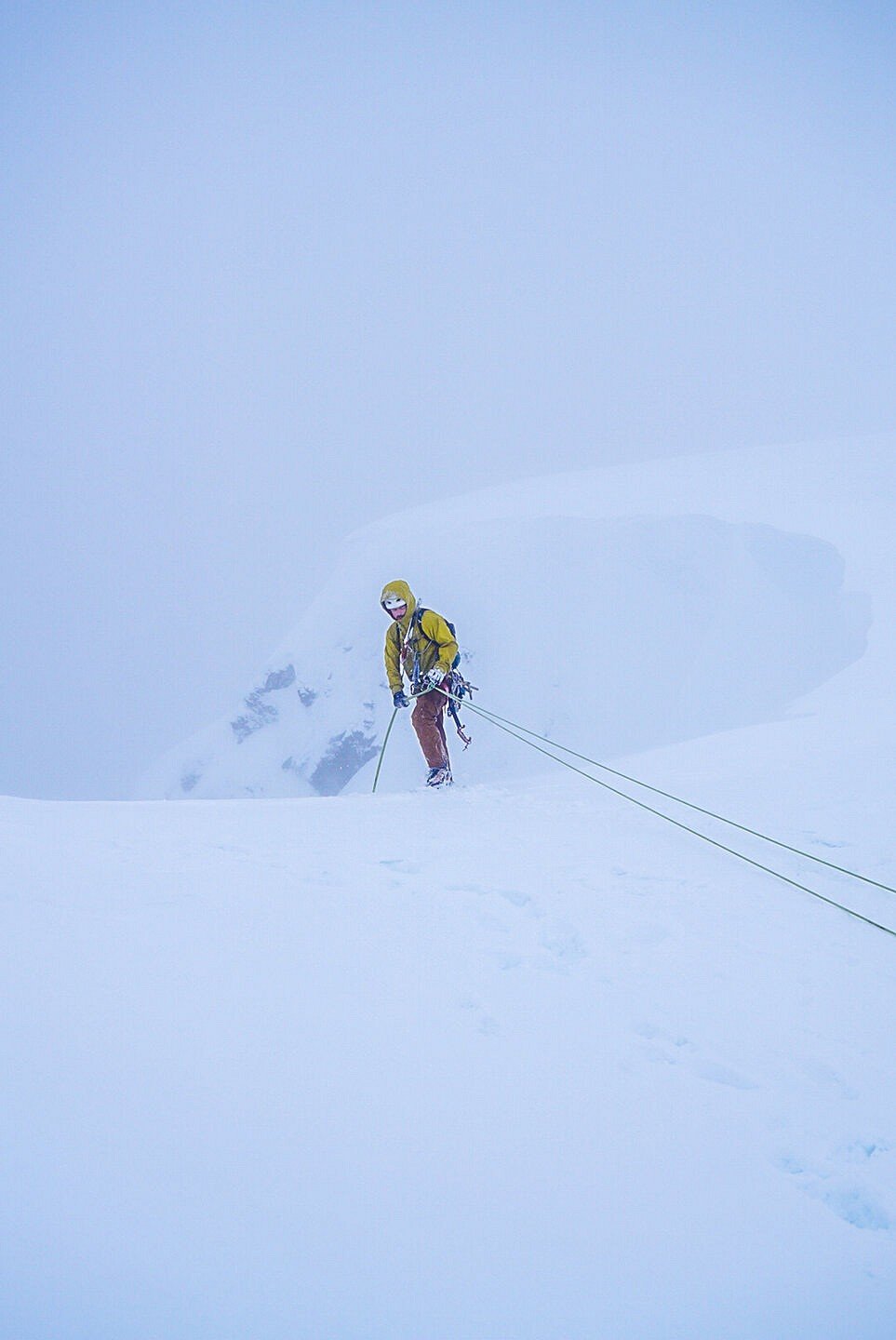 Dropping in on G4
First ones of day to descend Number four gully. Best play it safe.  © Cpdooley