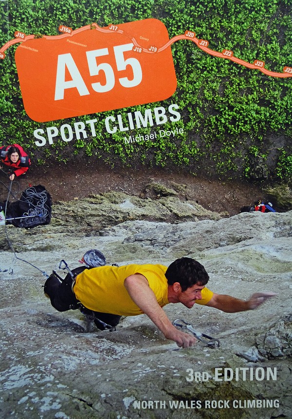A55 Sport Climbs, 3rd edition.  © Michael Doyle