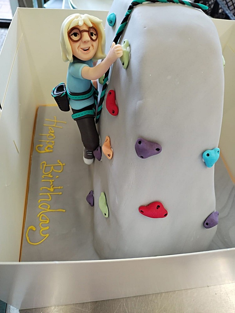 Birthday cake for climber  © Joanne Tearle