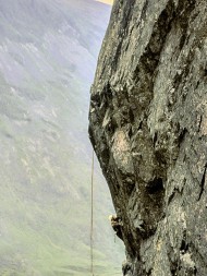 Steve Wilson follows Colin Read on the second ascent of The Vikings, at The Napes. July 1969., 574 kb