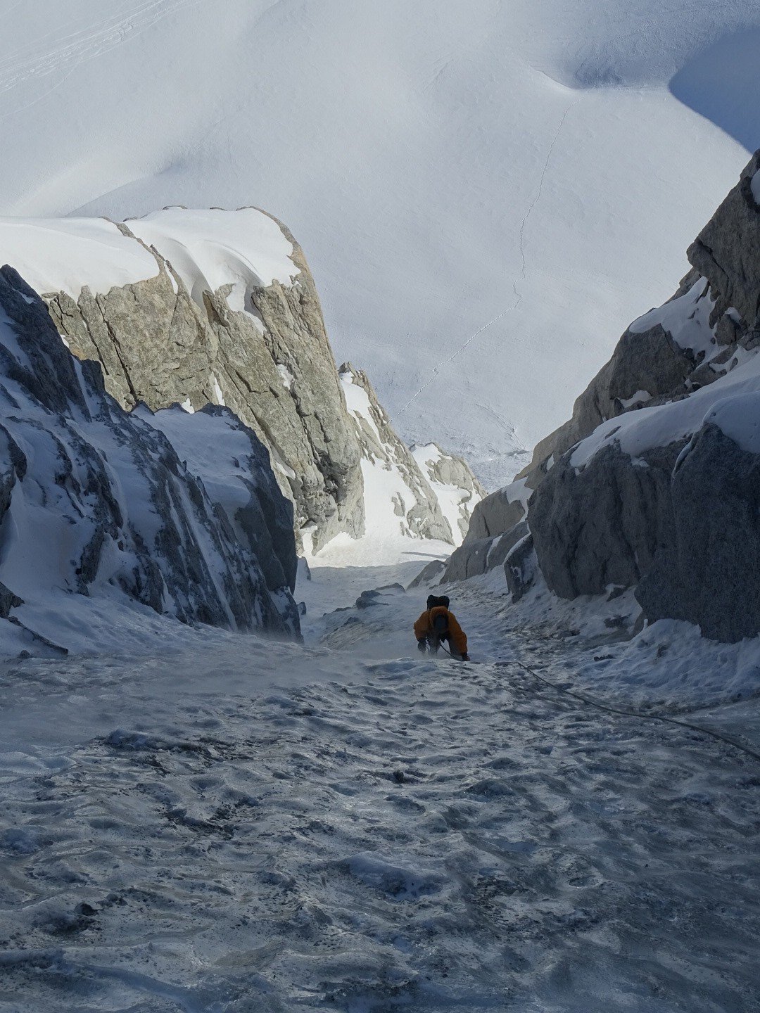 Central gully on the North Face of the Tour Ronde  © MattiaFreedom26